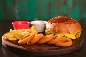 OMUR CHEESE BURGER MENU