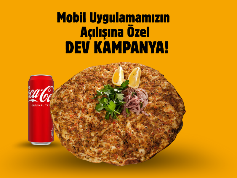 2 LAHMACUN+COCA COLA