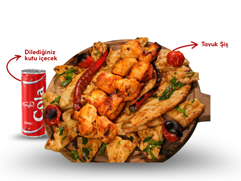 Tavuk Şiş + İçecek (330 ml)